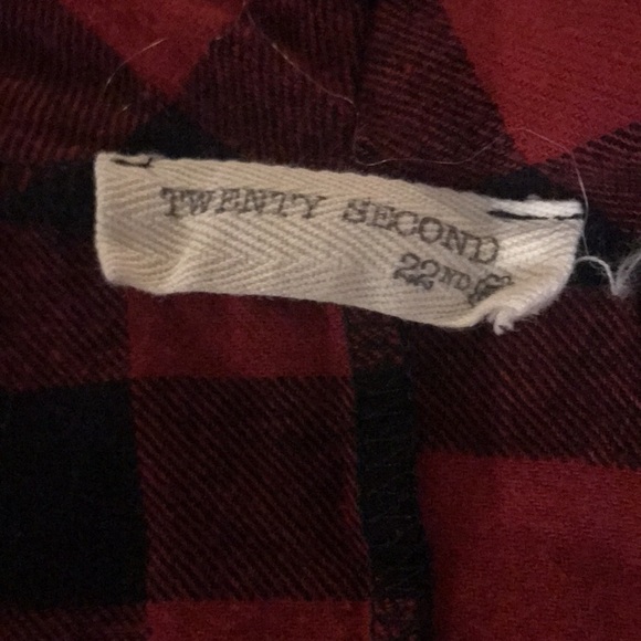 *TWENTY second red black sleeveless cardigan L - Picture 4 of 5